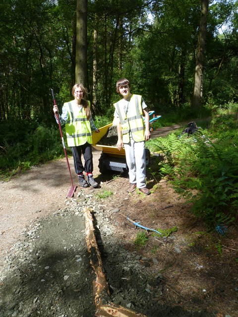 Jordan and rachel trail crew